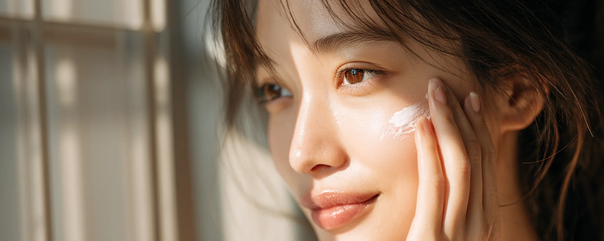 Thai skincare essentials — serums, moisturizers, and SPF sunscreen